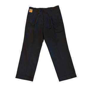 Dockers Go Khaki Dress Pants Mens Sz 38x30 Gray Trouser Pleated Cuffed Workwear